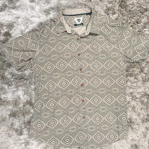 Mens Button-Down Short-Sleeve